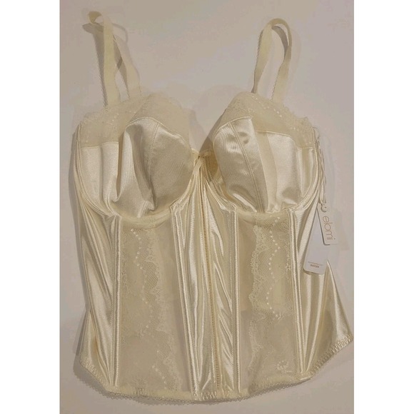 Elomi Bustier Bra Maria No Garters Cream Ivory Bridal Lingerie 34I NWT - Picture 1 of 16